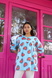 SEA OF HEARTS SHORT KURTI