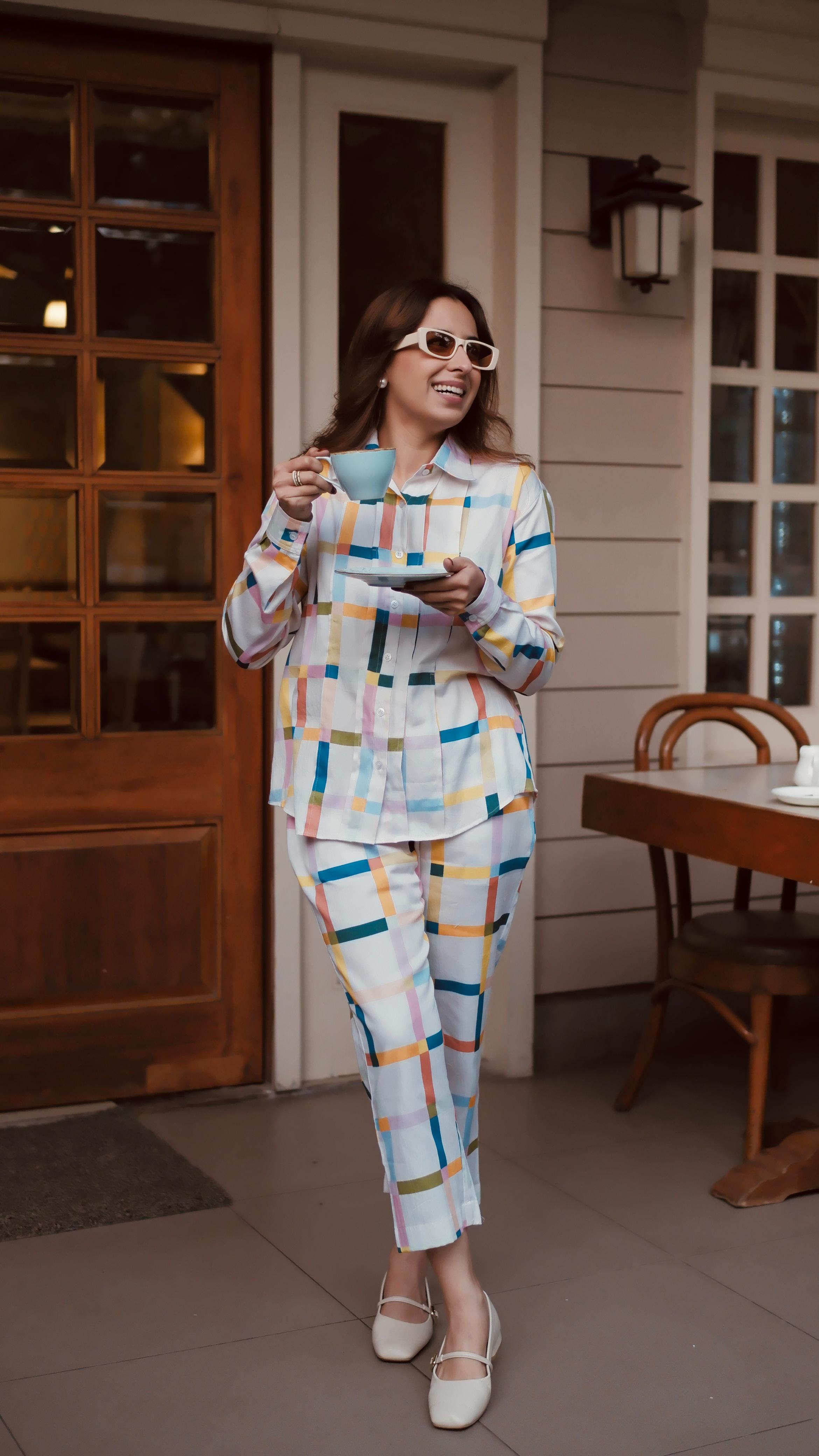 PASTEL GRID CO-ORD
