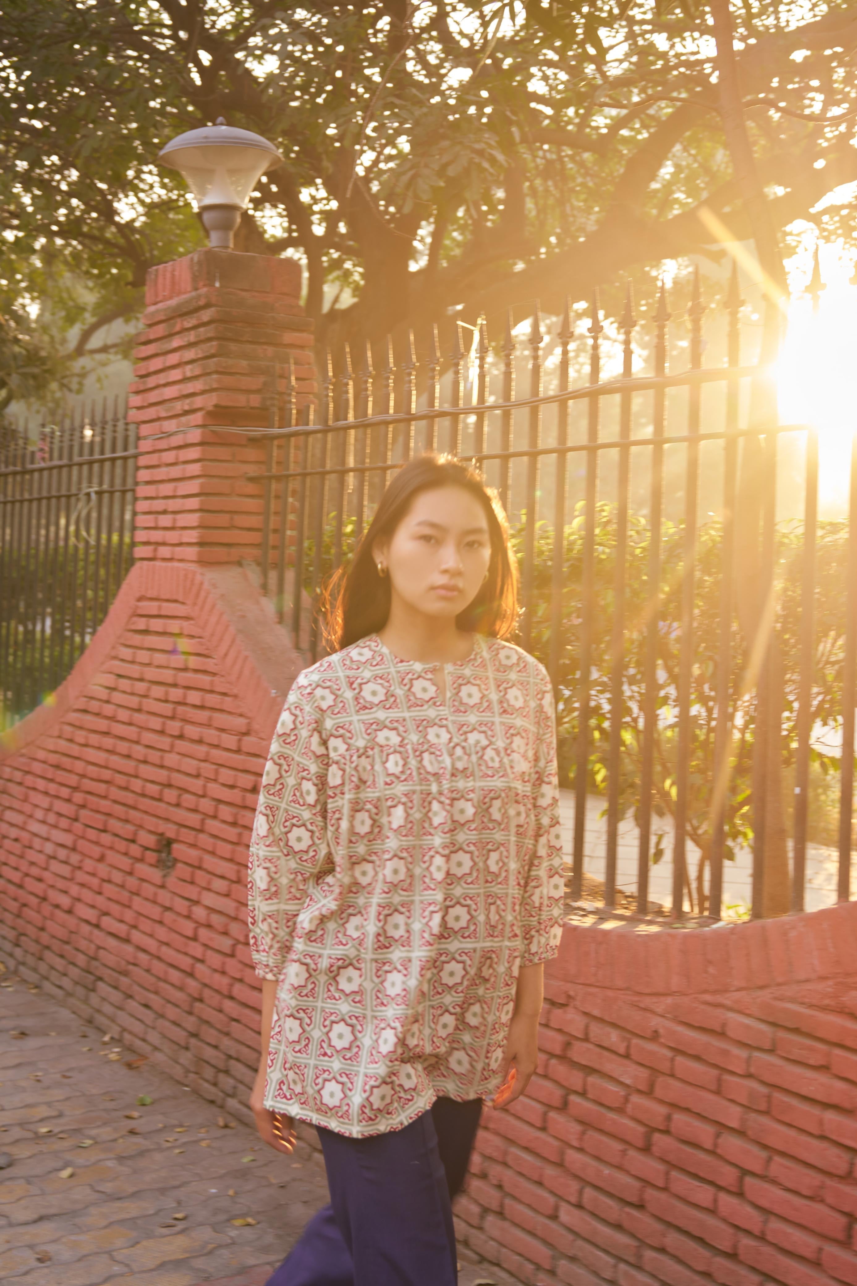 MOROCCAN MOSAIC SHORT KURTA