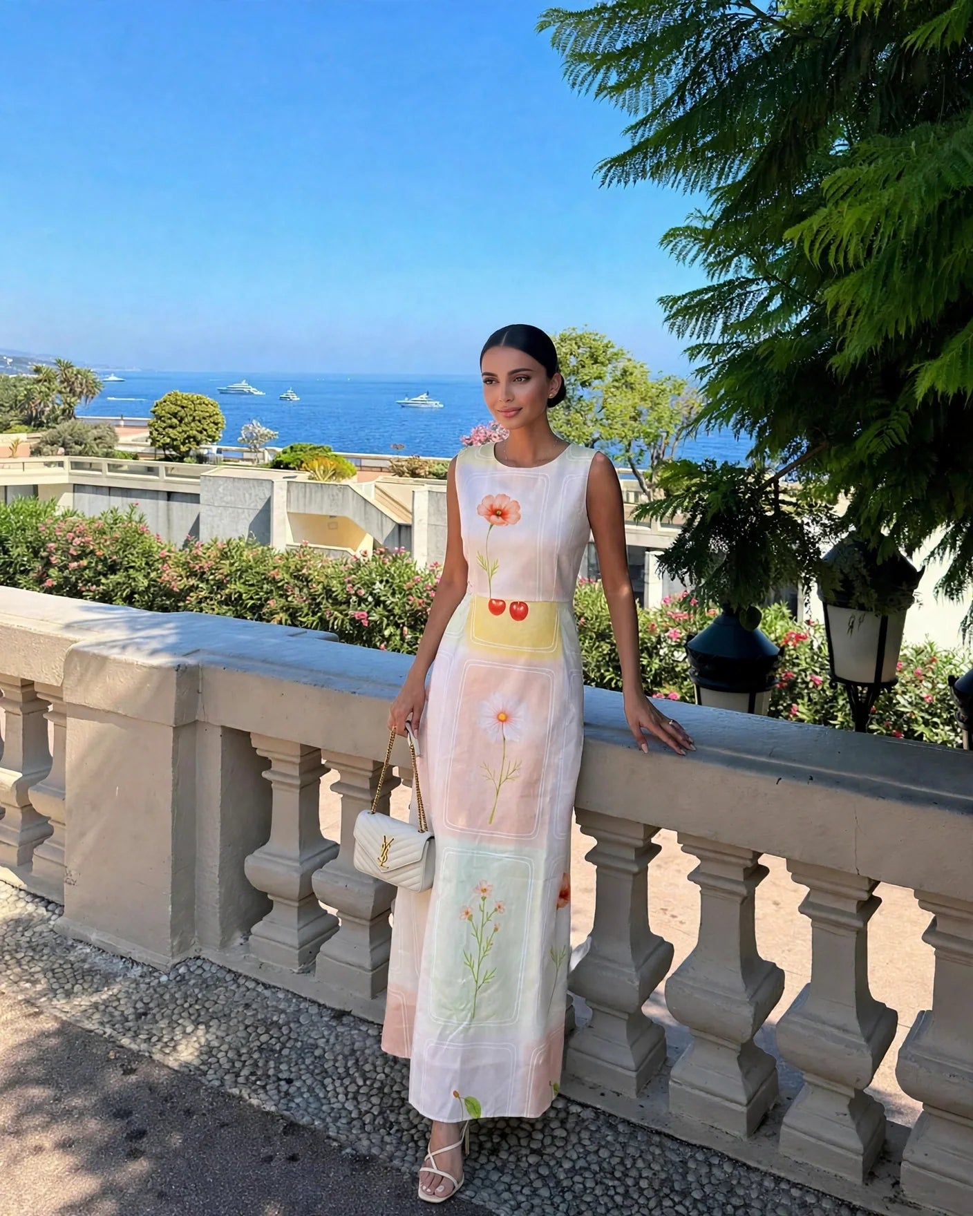 FLORA PATCH DRESS