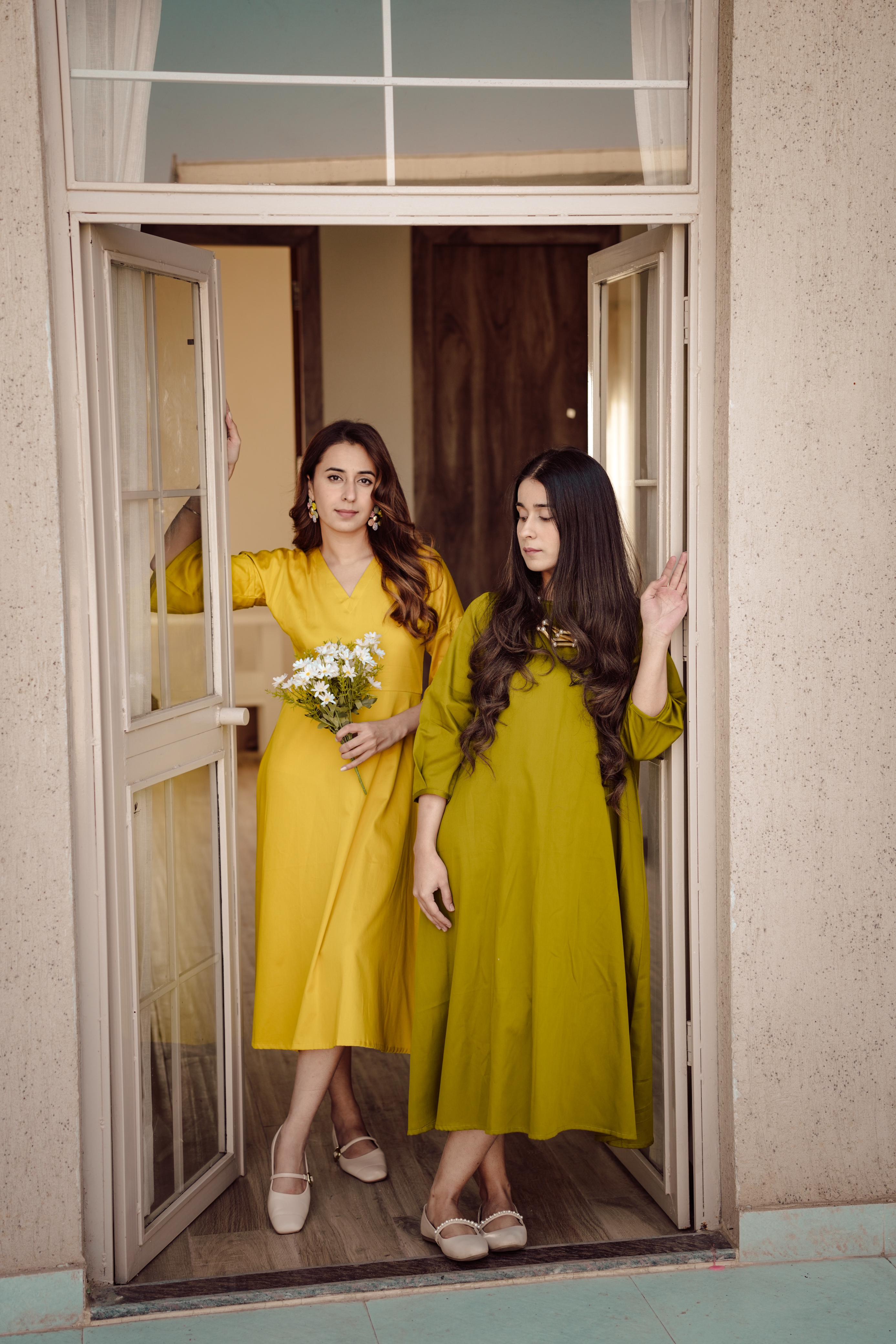 SUNFLOWER YELLOW DRESS