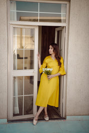 SUNFLOWER YELLOW DRESS