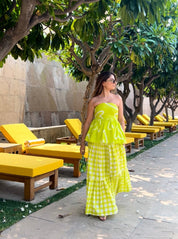 NEON HEART SKIRT SET