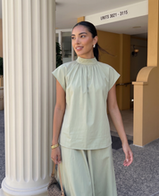 SAGE GREEN TOP CO-ORD