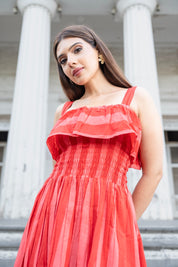 POP STRIPE MAXI DRESS