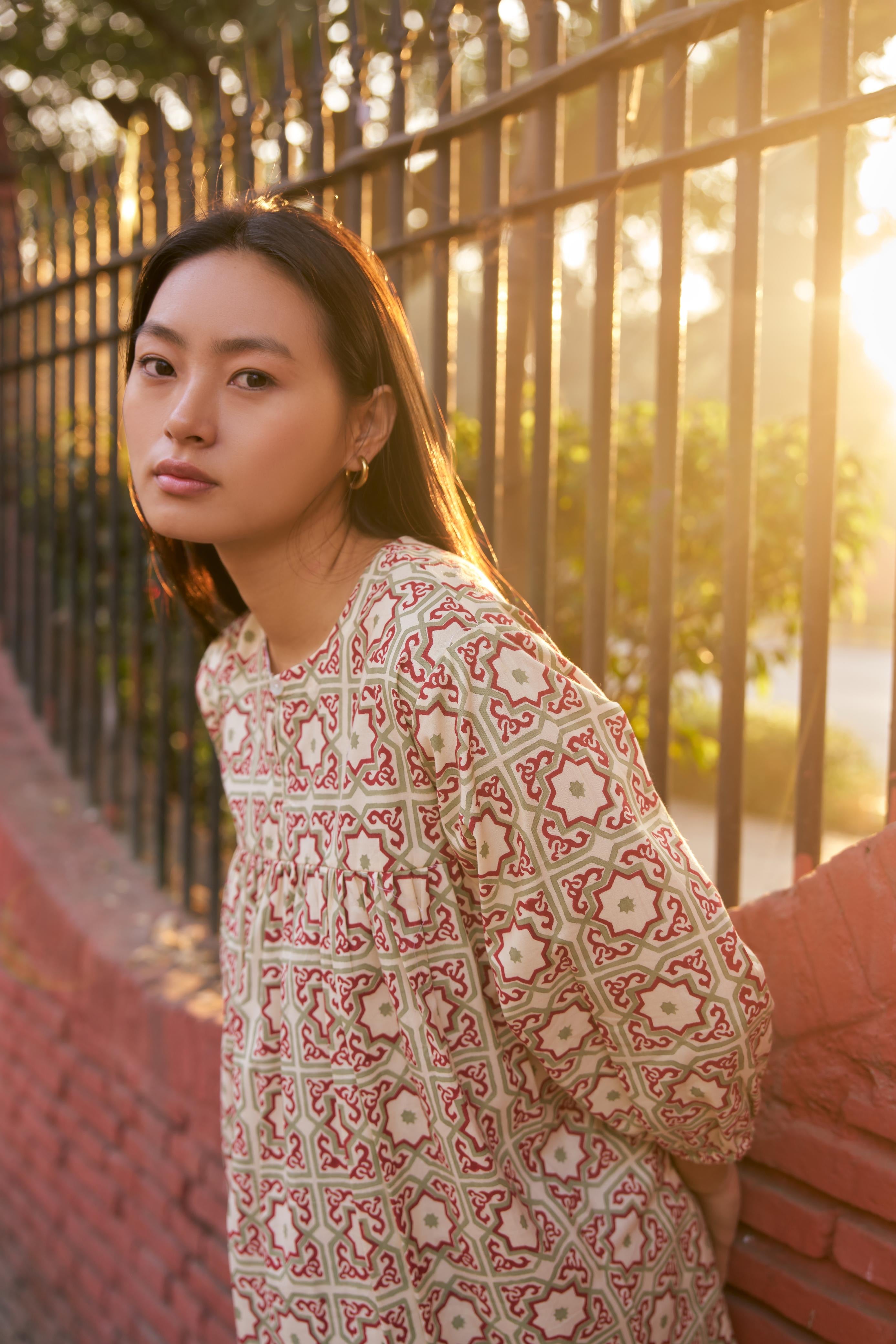 MOROCCAN MOSAIC SHORT KURTA
