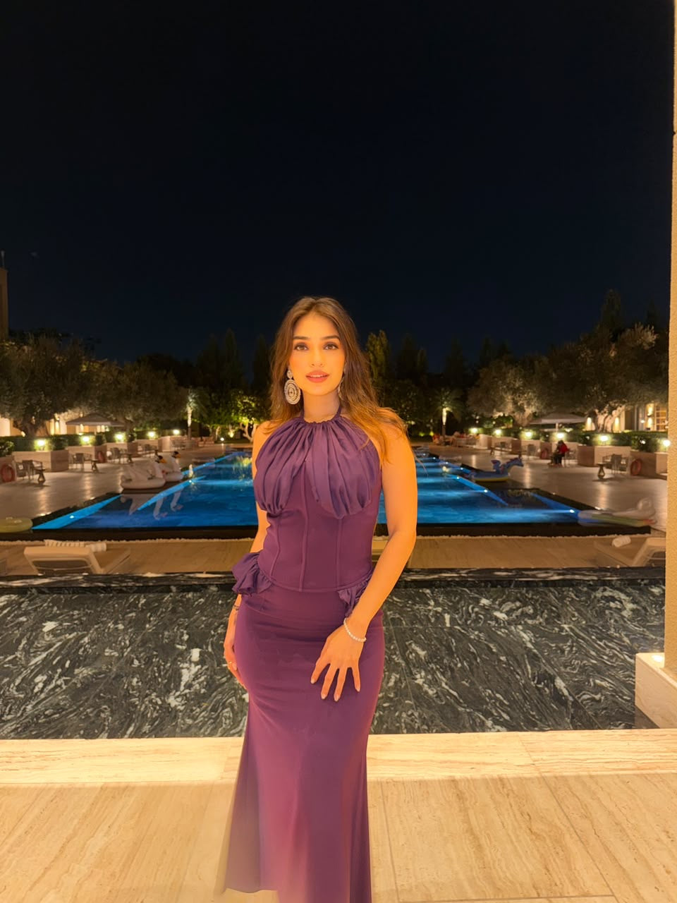 TASHEEN RAHIMTULA IN OUR CORE BLANCHE DRESS
