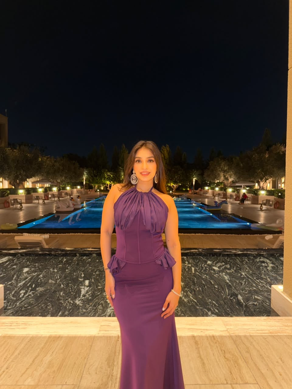TASHEEN RAHIMTULA IN OUR CORE BLANCHE DRESS