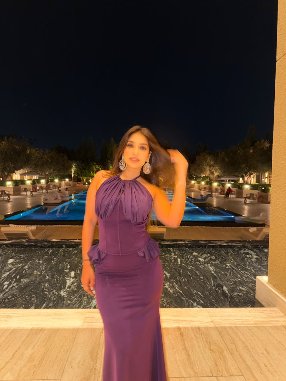 TASHEEN RAHIMTULA IN OUR CORE BLANCHE DRESS