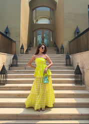 NEON HEART SKIRT SET