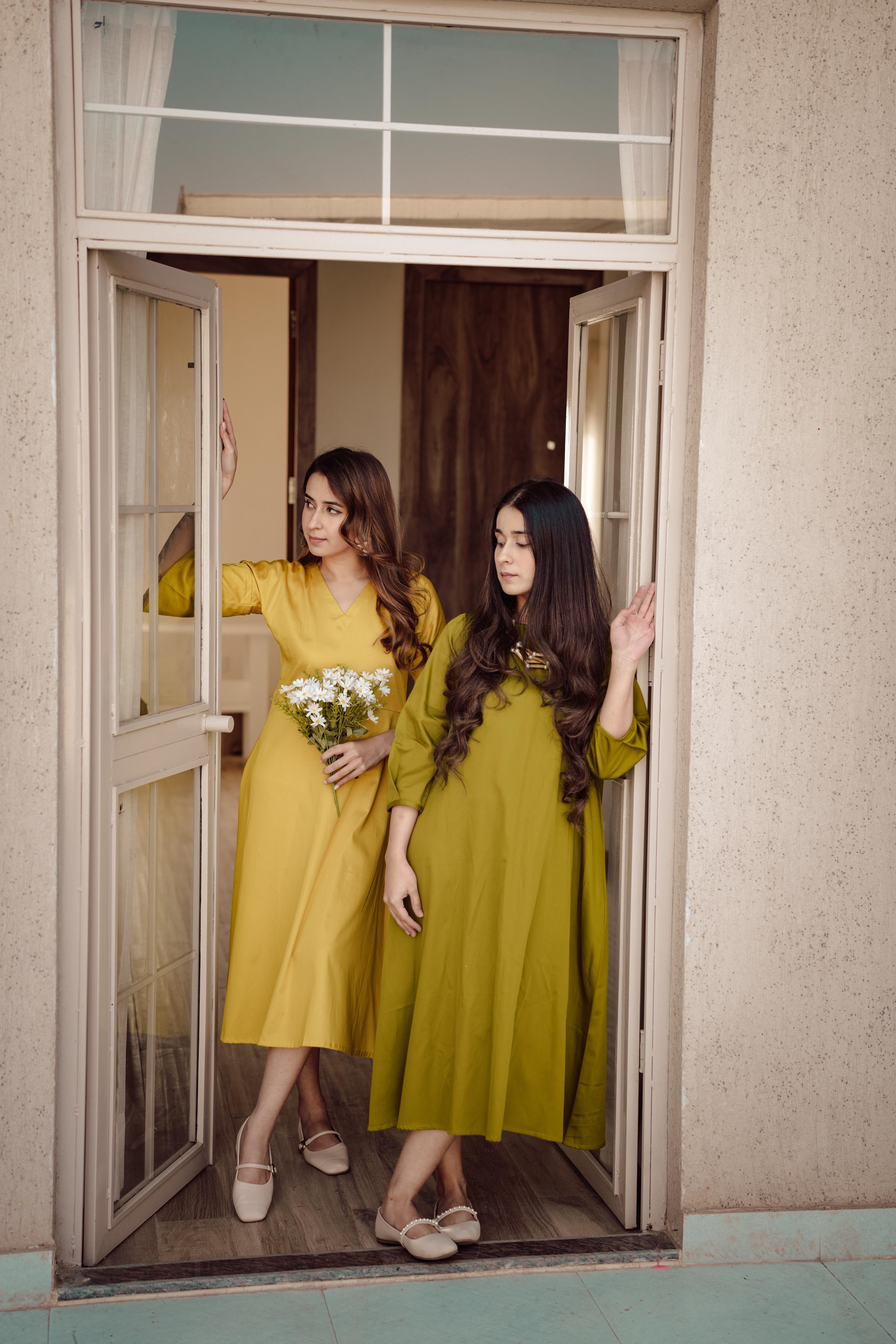 SUNFLOWER YELLOW DRESS