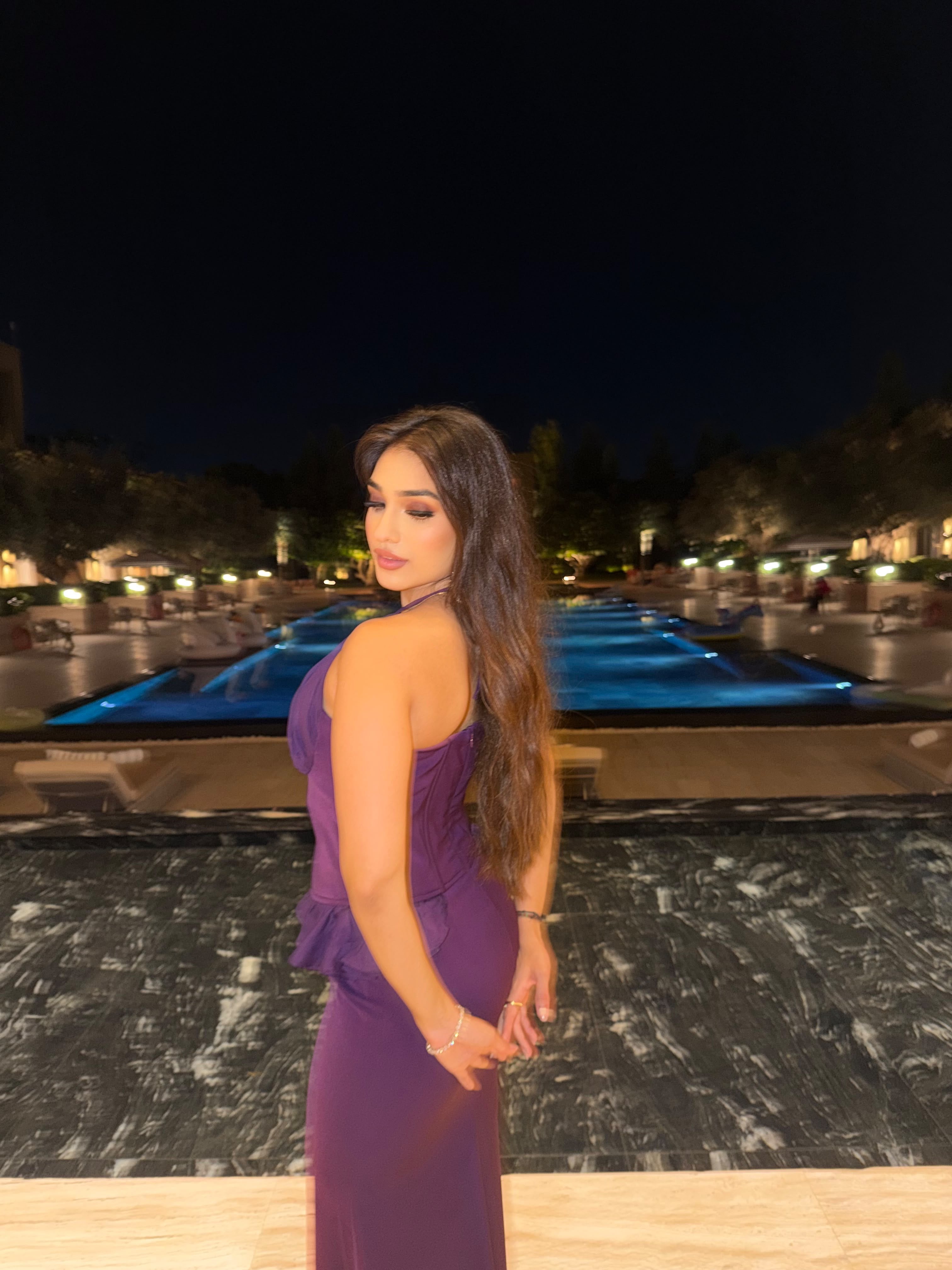 TASHEEN RAHIMTULA IN OUR CORE BLANCHE DRESS