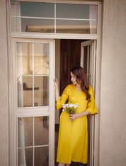 SUNFLOWER YELLOW DRESS