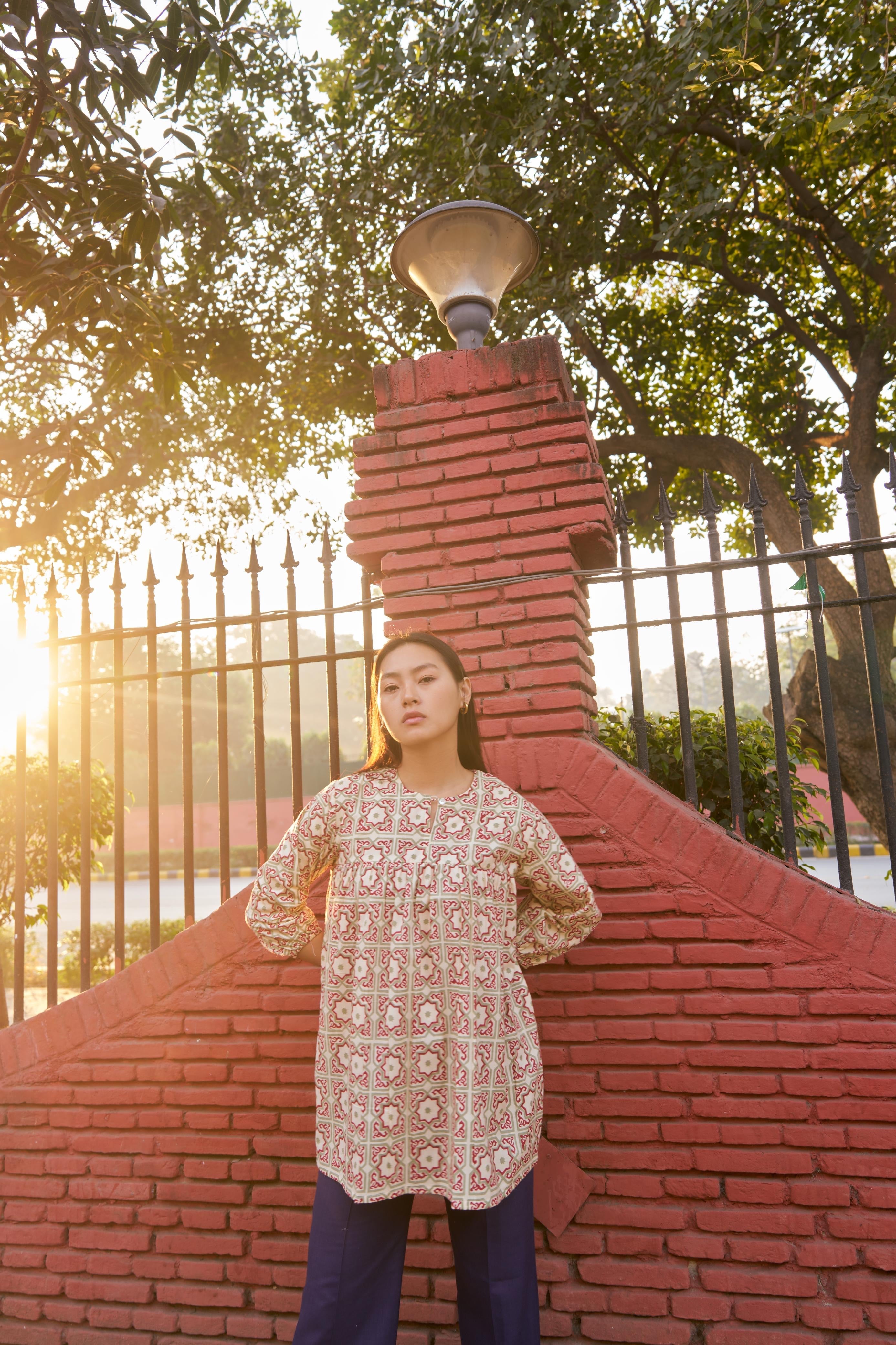 MOROCCAN MOSAIC SHORT KURTA