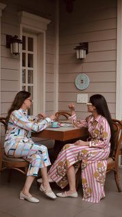 BLOOM STRIPE MAXI DRESS
