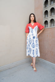 Blue Pottery Dress