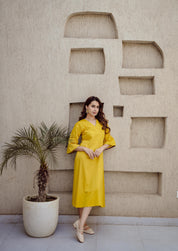 SUNFLOWER YELLOW DRESS