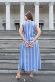 CANDY LINES MAXI DRESS