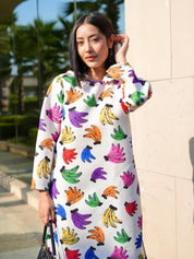 URBAN MONKEY HOODIE DRESS