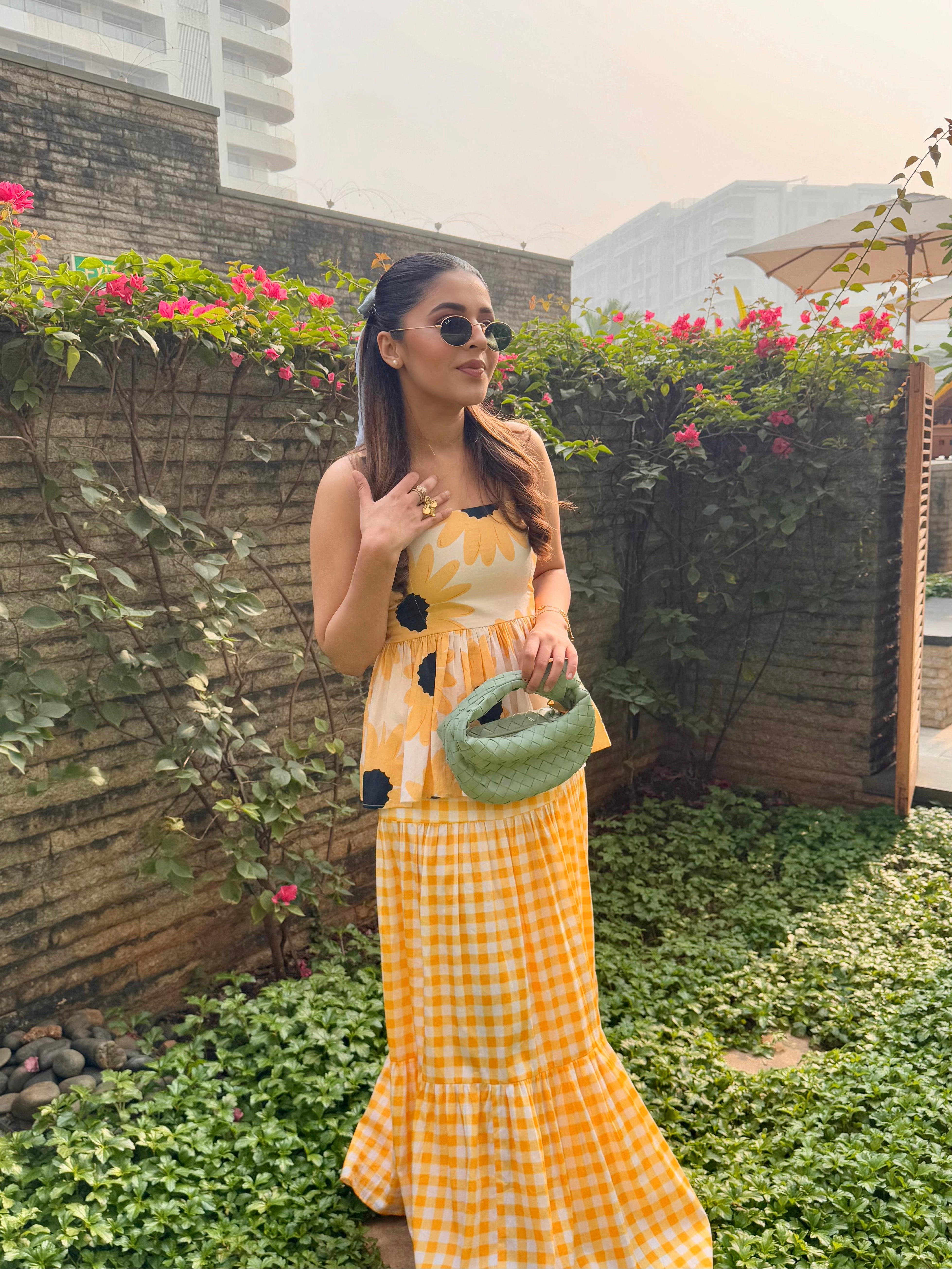 SUNFLOWER SKIRT SET