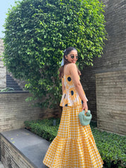 SUNFLOWER SKIRT SET