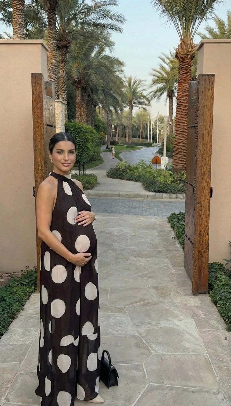 POLKA DOT BUMP DRESS