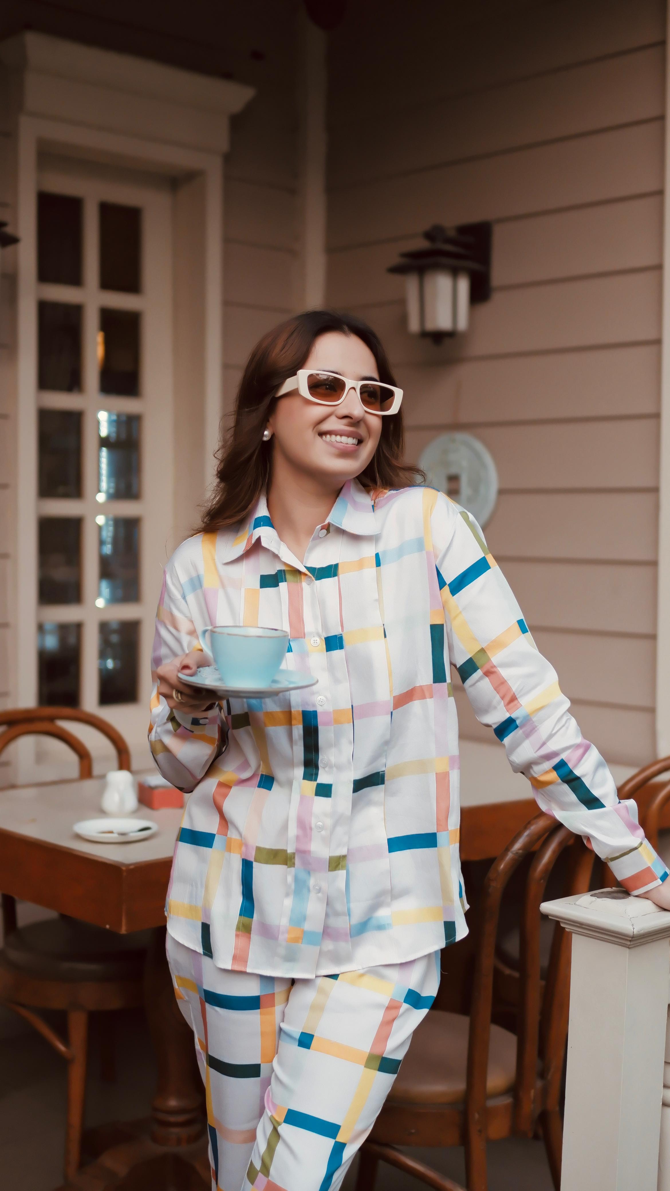 PASTEL GRID CO-ORD