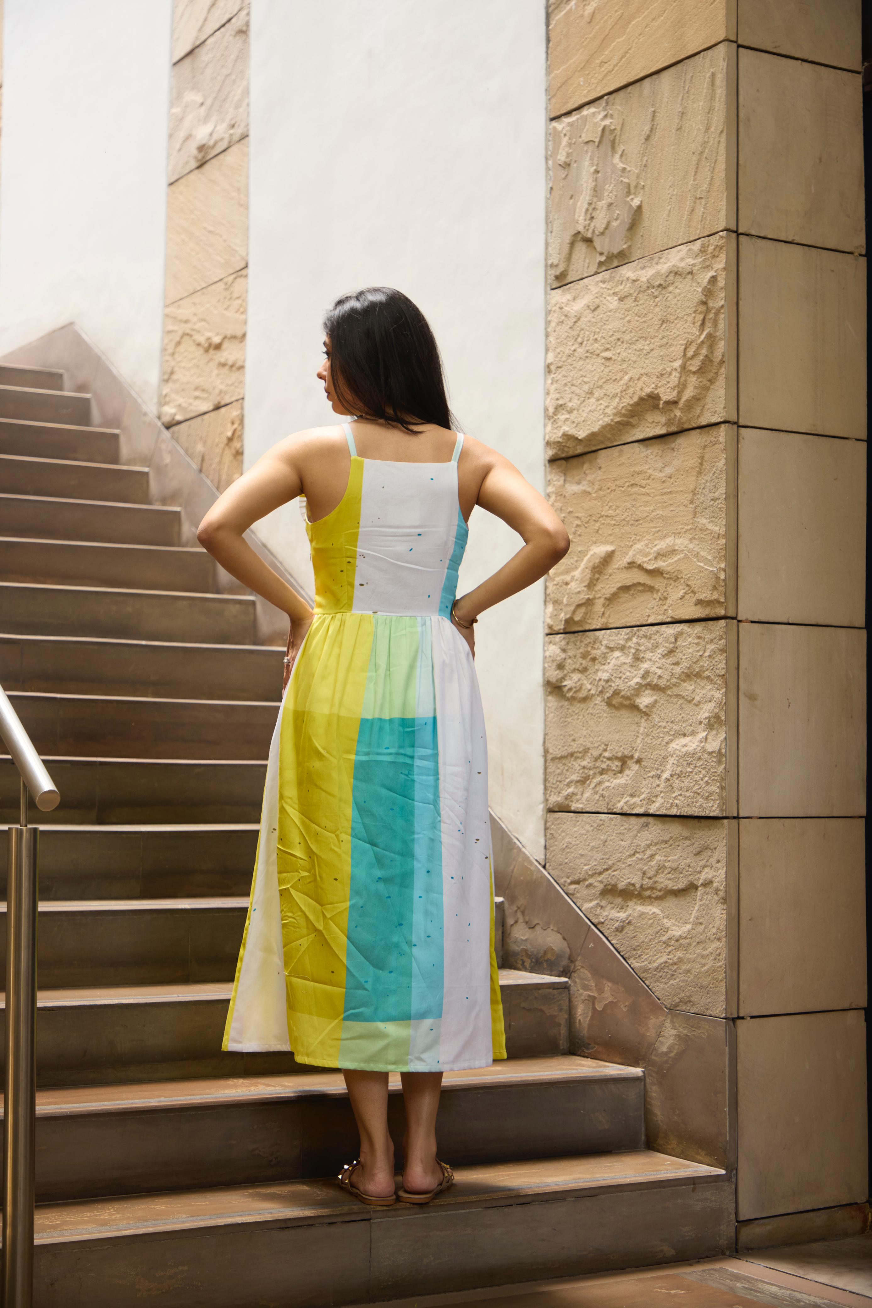 NEON HEARTS DRESS