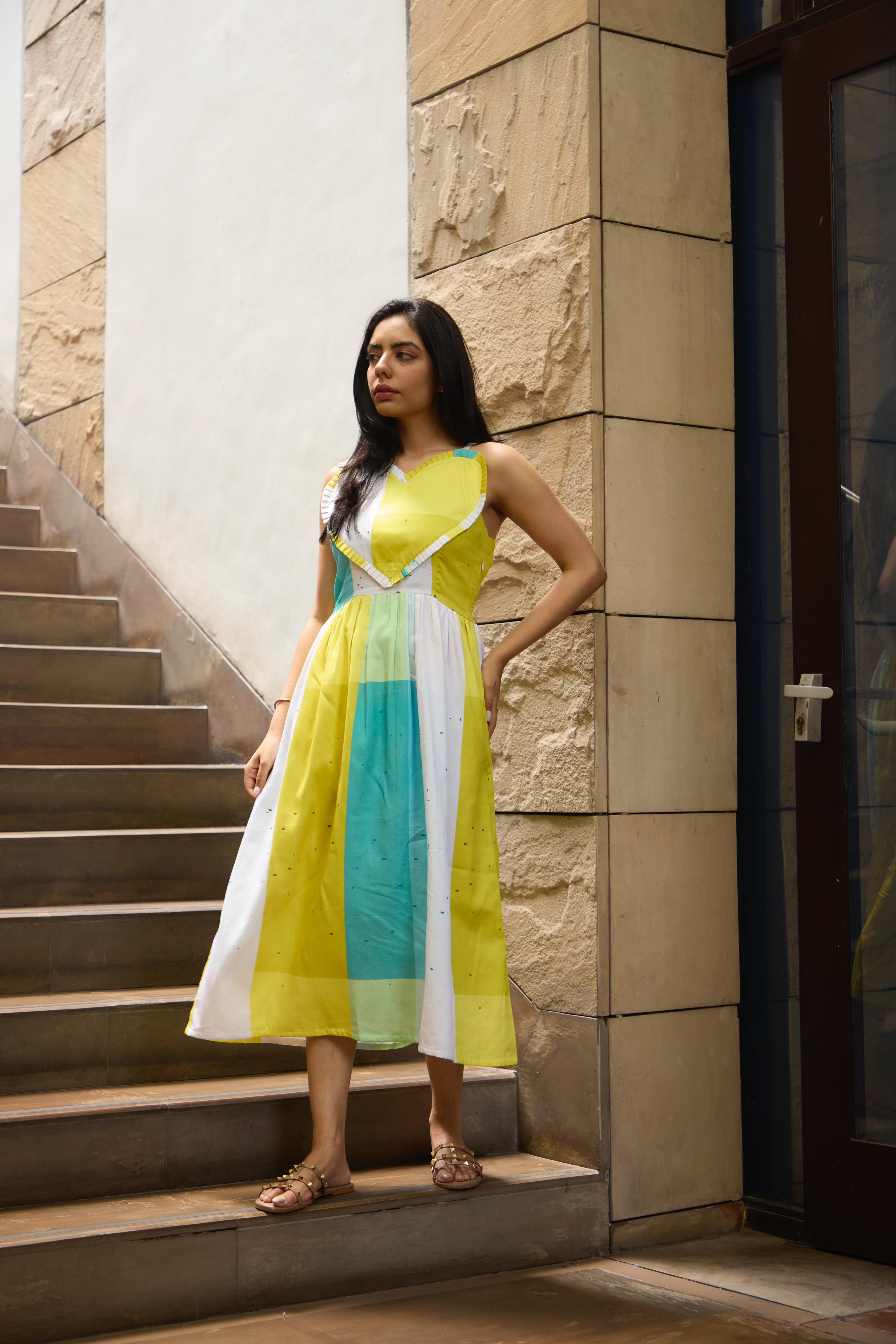 NEON HEARTS DRESS